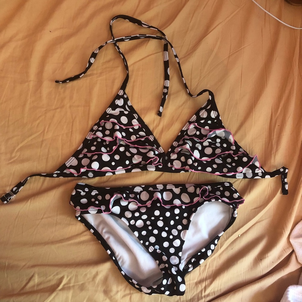 Two piece polka dot bikini from Justice